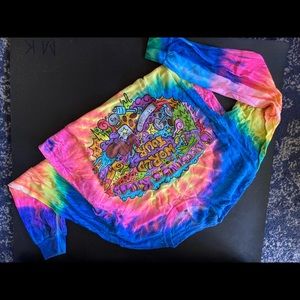 Caffeine and Kilos Tie Dye World Tour Shirt